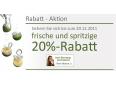 Sichern Sie sich frische und spritzige 20%-Rabatt